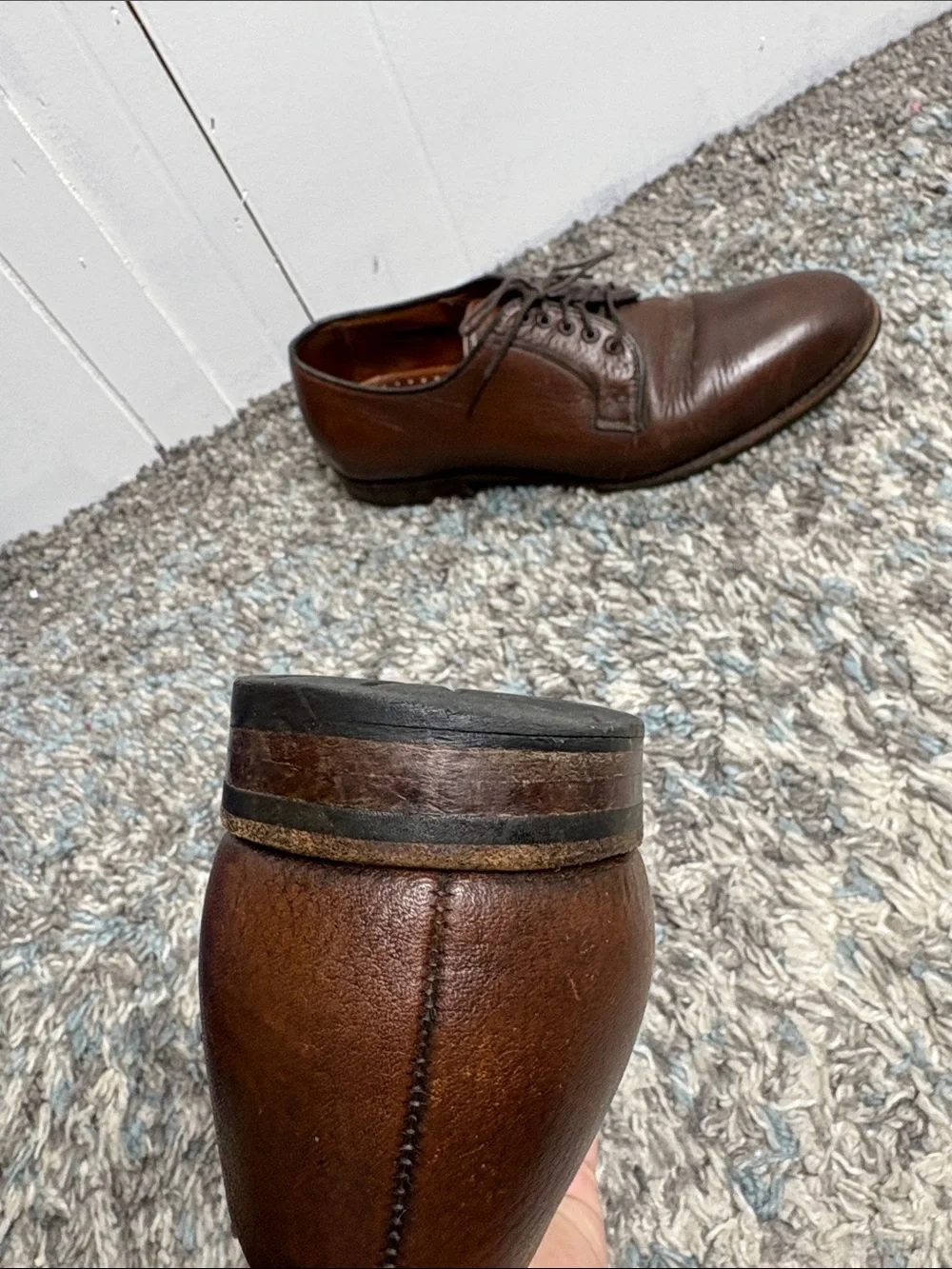 Allen Edmonds Shoes Mens 9 San Marco Oxfords Brown Leather Career Office